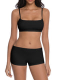 Lounge Sets for Women 2 Piece Pajamas Camisole Tops With Shorts Sleepwear Tank Tops